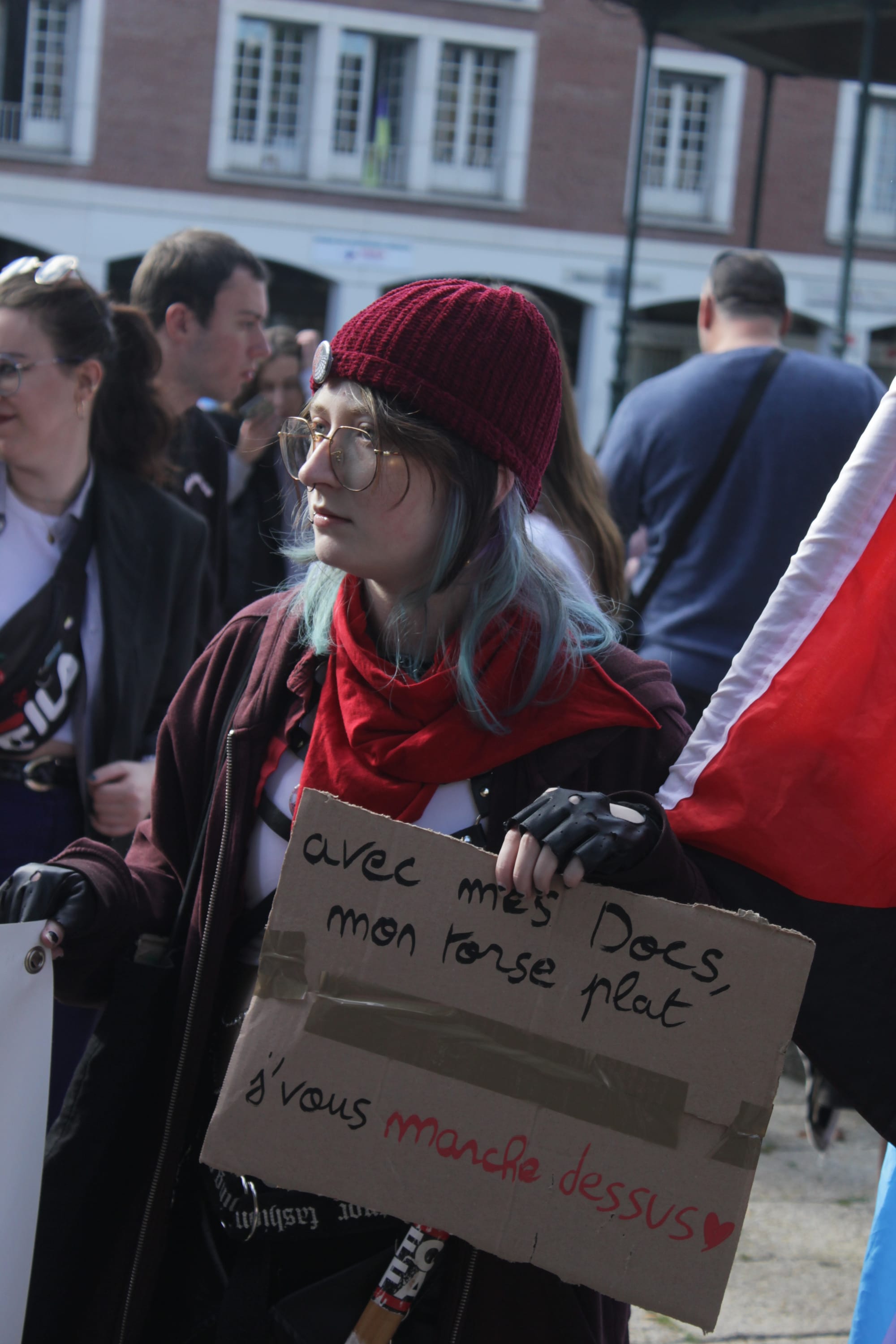 Amiens IWW is in the Streets for Trans Rights