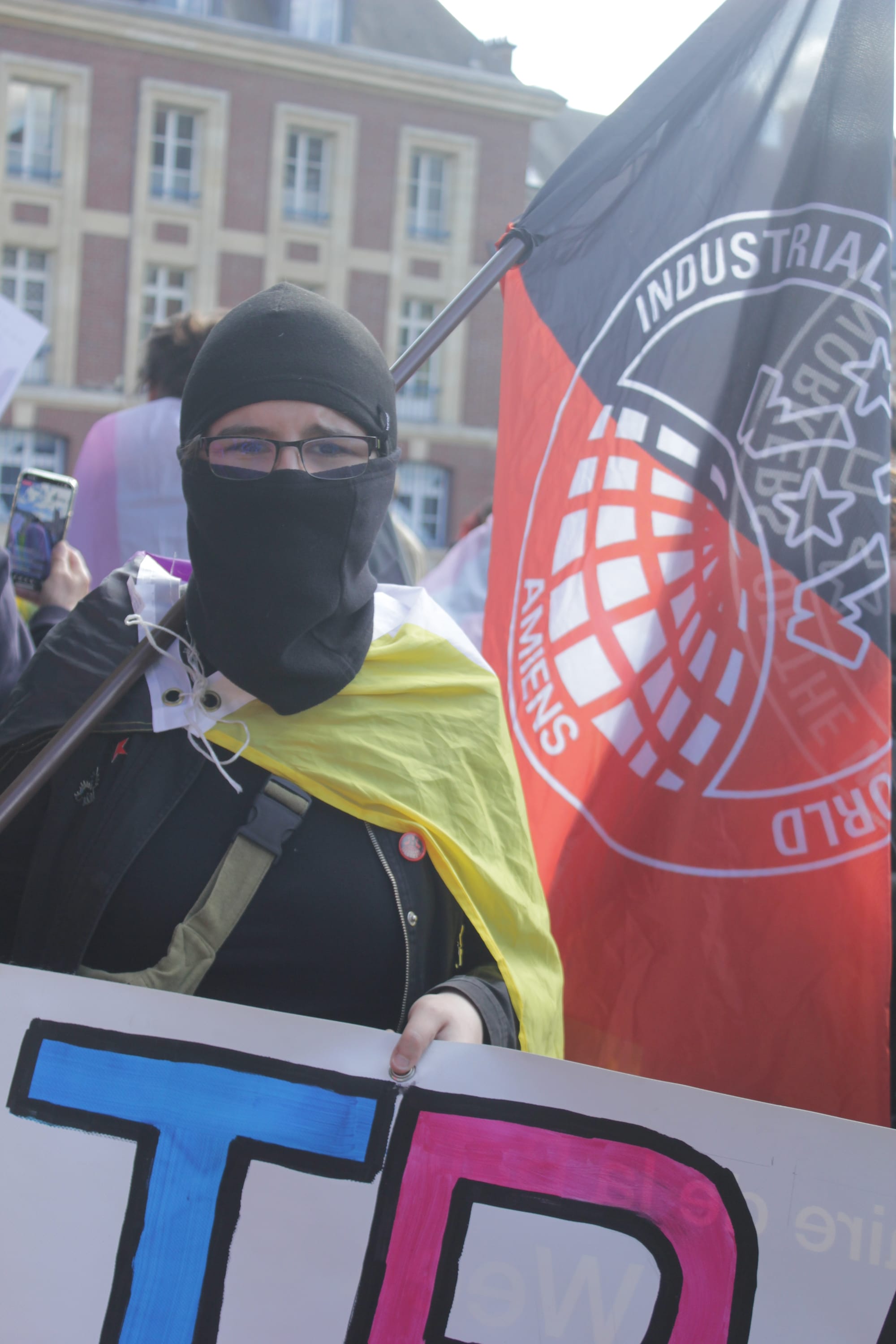 Amiens IWW is in the Streets for Trans Rights