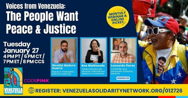 International Solidarity Roundup